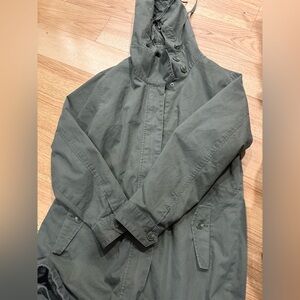 Faded Glory Olive Military Jacket